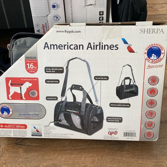 sherpa Dog New American Airlines Pet Carrier Poshmark